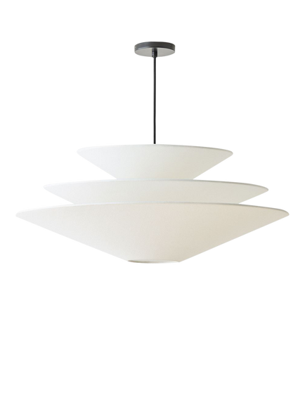 west elm Gull Pendant Ceiling Light, White - view 2, White White