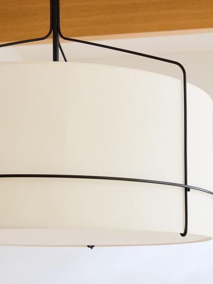 west elm Shaw Pendant Ceiling Light, White - view 2, White White