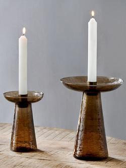 nkuku Avyn Candle Holder, H20cm, Multi - view 2, Multi Multi