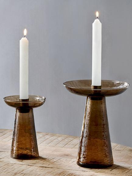 nkuku Avyn Candle Holder, H20cm, Multi - view 2, Multi Multi