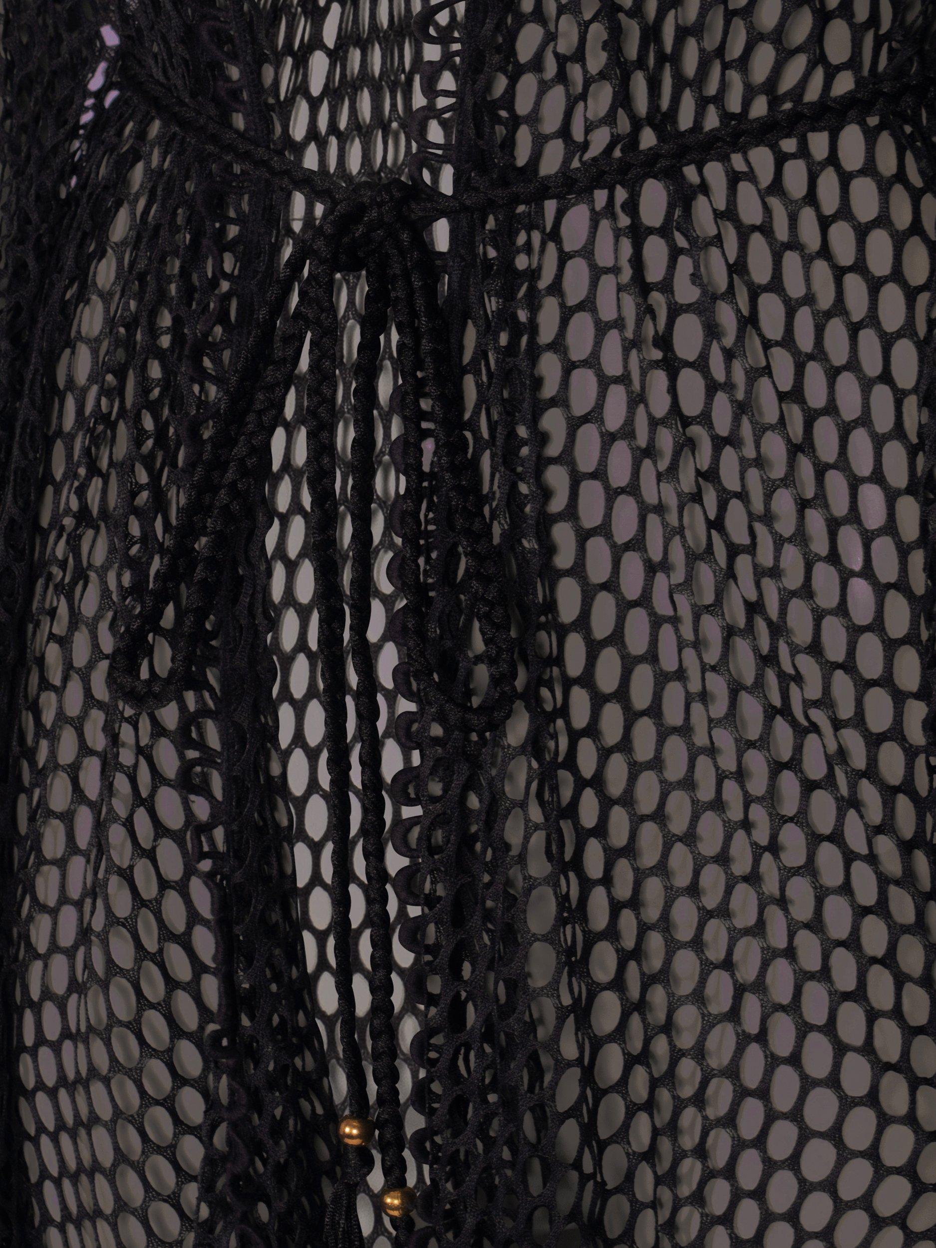 Product image 5 of 7, which shows NAIA Beach Rosa Kaftan, Black