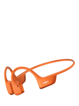 Shokz OpenRun Pro 2 Bluetooth Wireless Open-Ear Headphones, USB-C Charging, Black, Orange