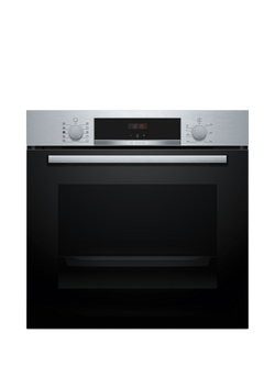 Bosch Series 4 Built In Electric Oven, HQA534BS3B, HQA534BB3B, Stainless Steel