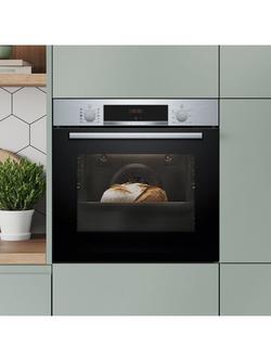 Bosch Series 4 Built In Electric Oven, HQA534BS3B, HQA534BB3B - view 2, Stainless Steel