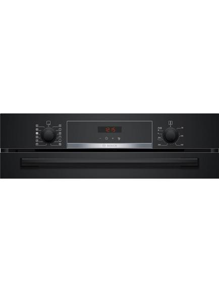 Bosch Series 4 Built In Electric Self Cleaning Oven, HQA574BS3B, HQA574BB3B - view 2, Black