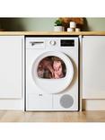 Bosch Series 4 WTH85225GB Freestanding Heat Pump Tumble Dryer, 8kg Load, White