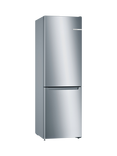 Bosch Series 2 KGN33NLEBG Freestanding 60/40 Fridge Freezer, Stainless Steel