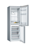 Bosch Series 2 KGN33NLEBG Freestanding 60/40 Fridge Freezer, Stainless Steel