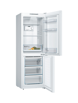 Bosch Series 2 Freestanding 60/40 Fridge Freezer, KGN33NLEBG, KGN33NWEBG - view 2, White