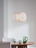 John Lewis Harmony Small Ribbon Ceiling Light, White