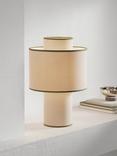 John Lewis Vicente Fabric Table Lamp, Sage Green