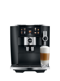 JURA Jura J8 Twin Coffee Machine, Diamond Black, Diamond Black