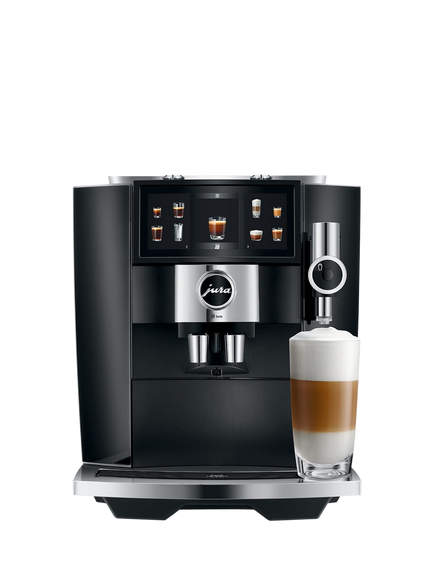 JURA Jura J8 Twin Coffee Machine, Diamond Black, Diamond Black