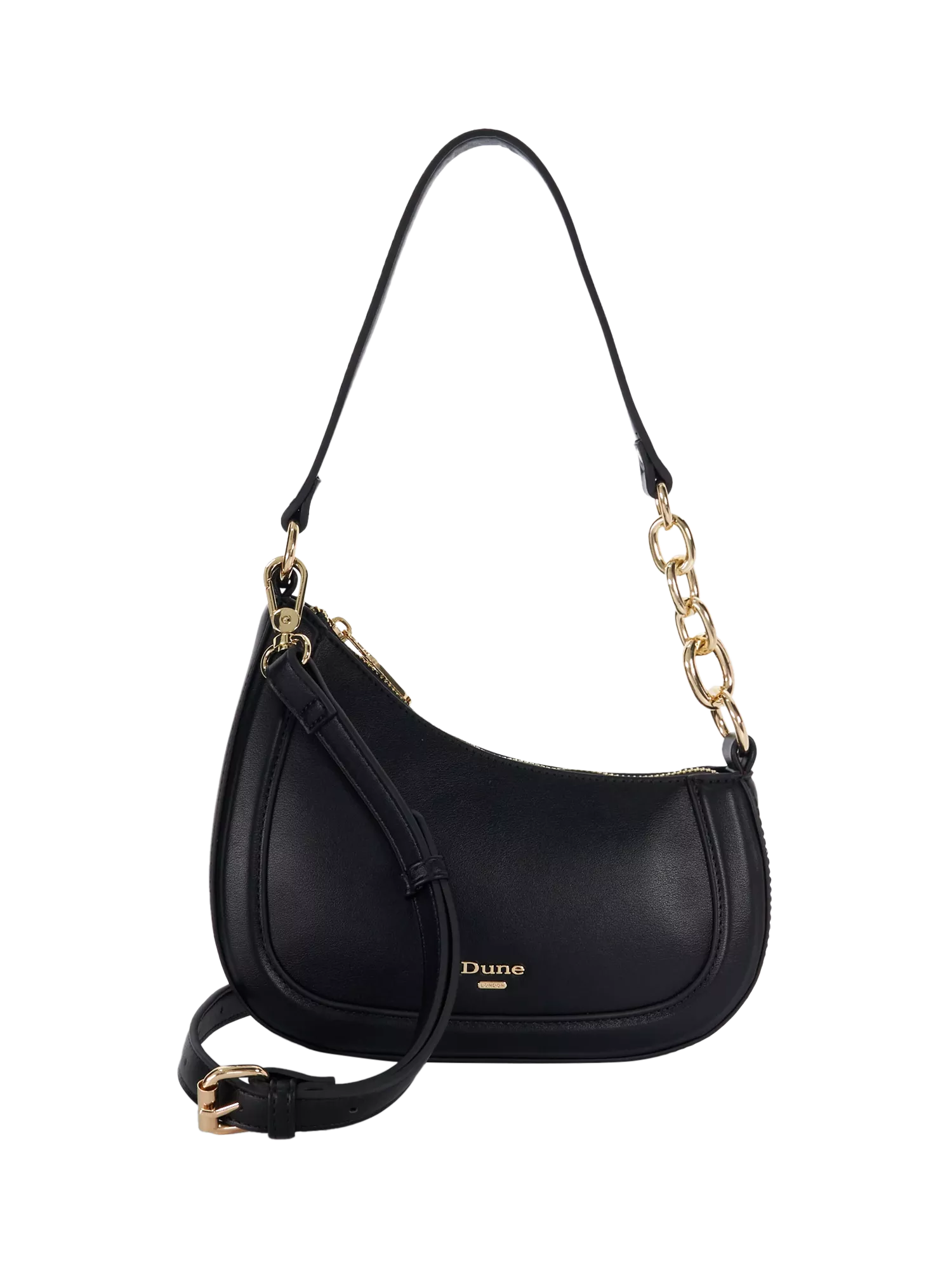 Dune Direction Shoulder Bag Black