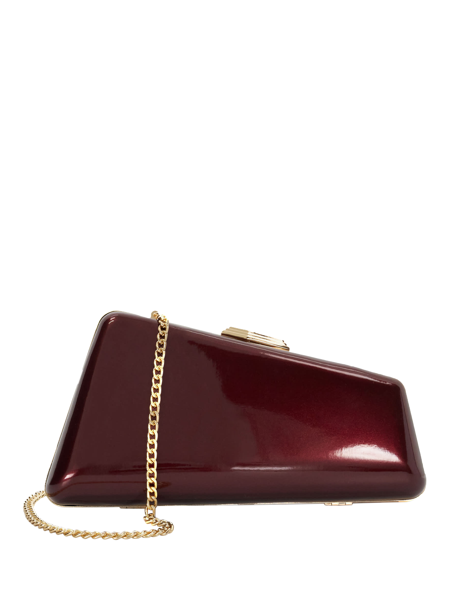 Dune Balancing Clutch Bag Burgundy