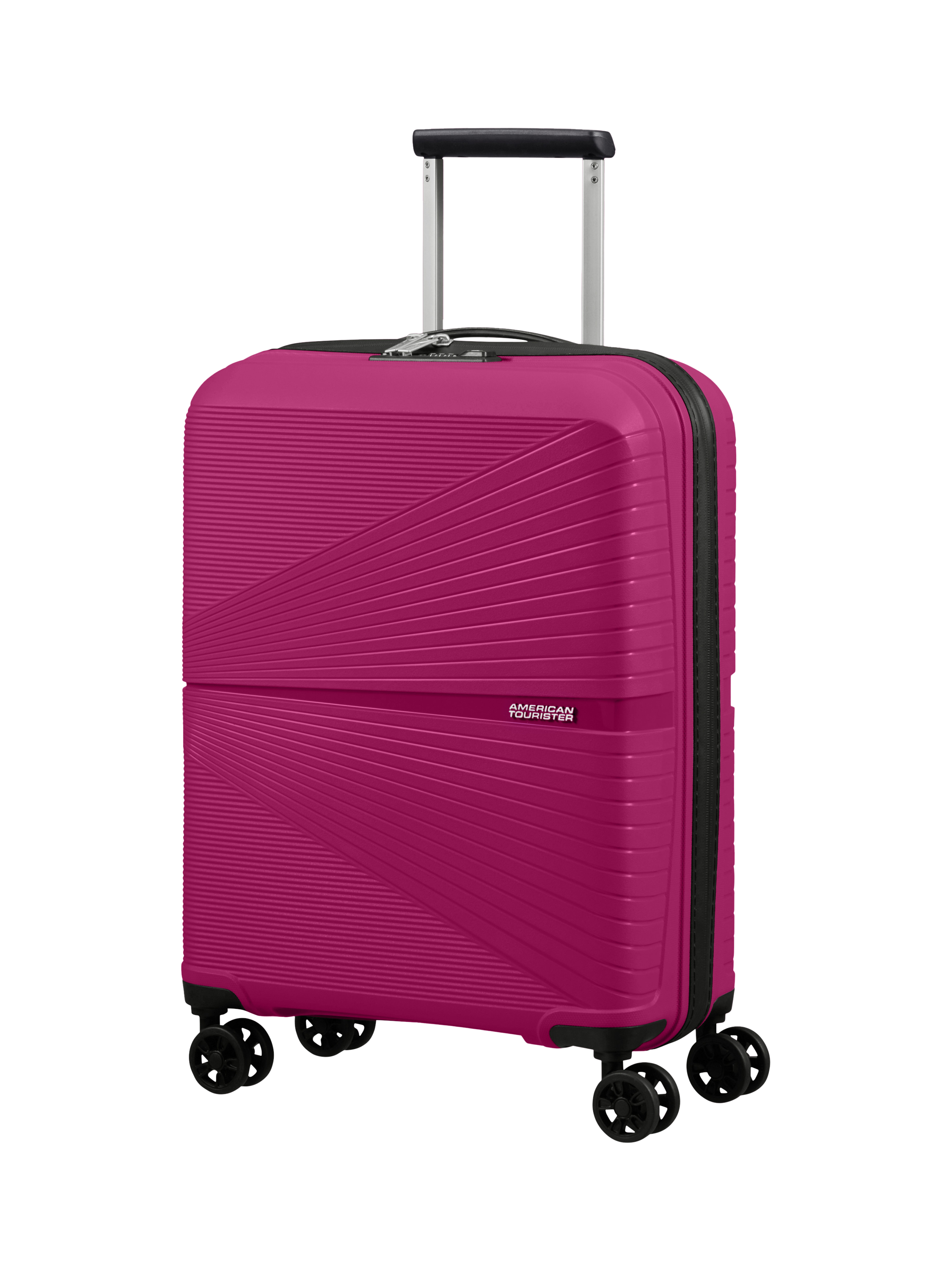 American Tourister Airconic 4-Wheel Spinner 55cm Cabin Case, Deep Orchid
