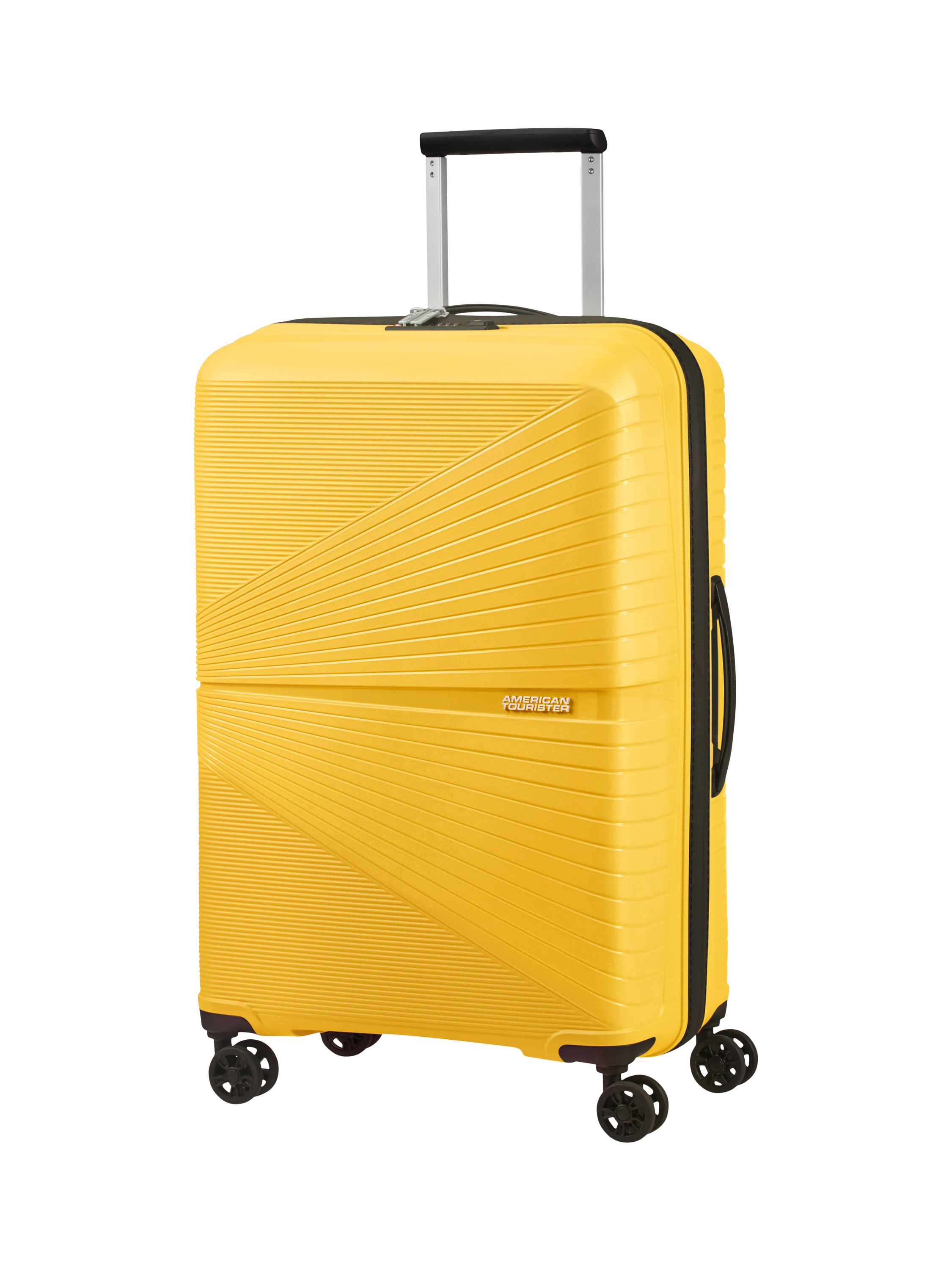 American Tourister Airconic 4-Wheel Spinner 67cm Medium Suitcase, Lemondrop