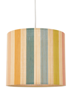 John Lewis Kids' Carnival Bamboo Lampshade - view 2, Carnival