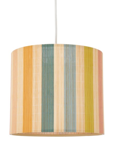 John Lewis Kids' Carnival Bamboo Lampshade - view 2, Carnival