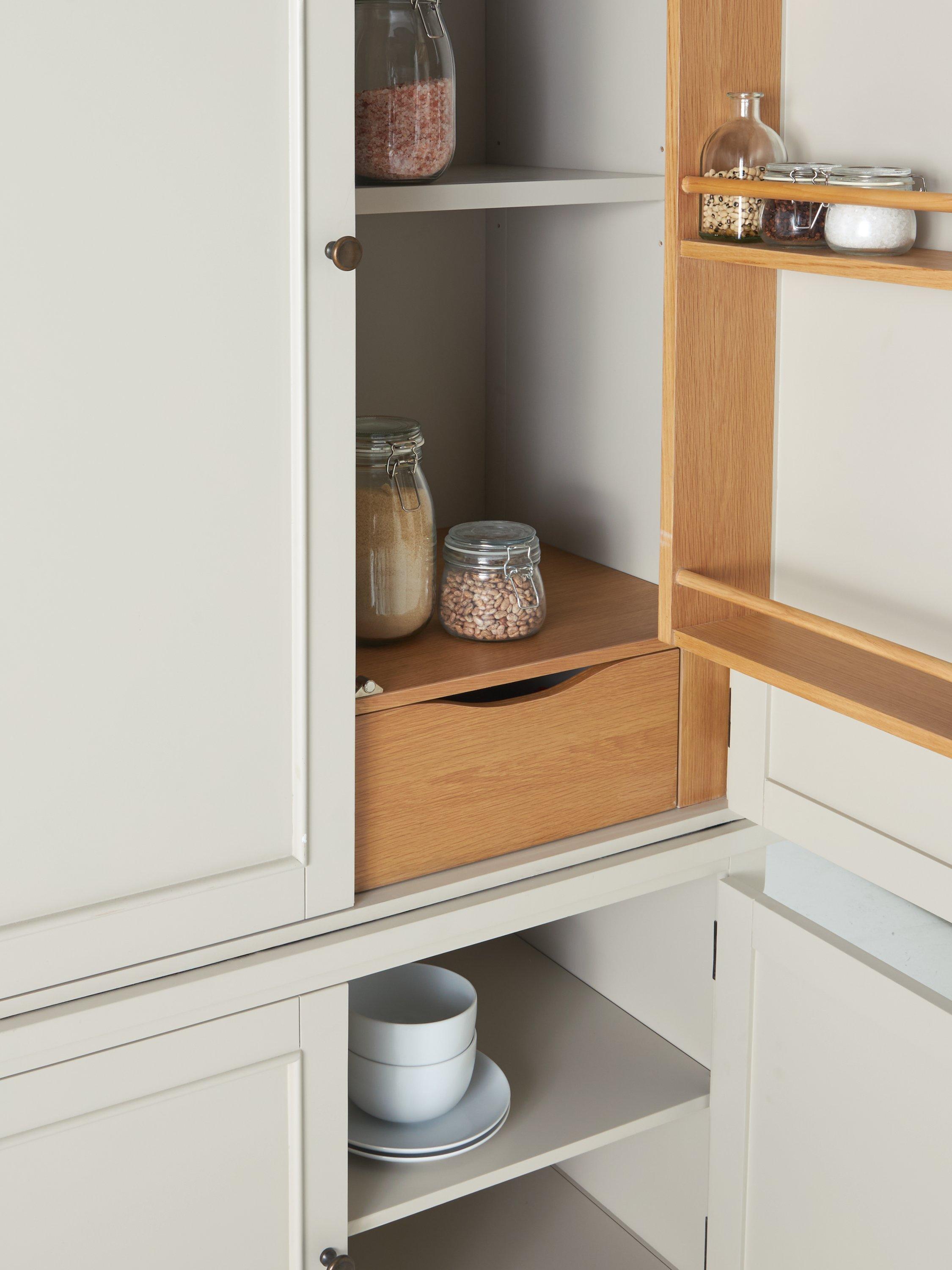 John Lewis Foxmoor Freestanding Kitchen Larder Cream