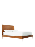 west elm Mid-Century Wood Bed Frame, Double, Acorn