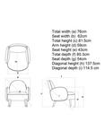 John Lewis Cove Armchair, Dark Leg