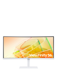 Samsung ViewFinity S65TC LS34C650TAUXXU UWQHD Monitor, 34”, White