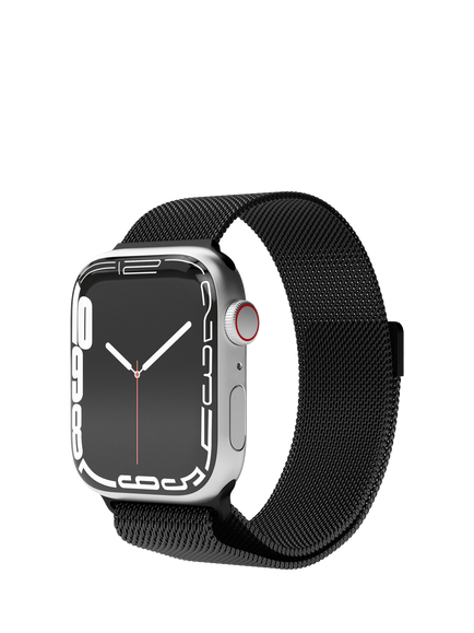 Vonmählen Milanese Loop for Apple Watch, Black, Black