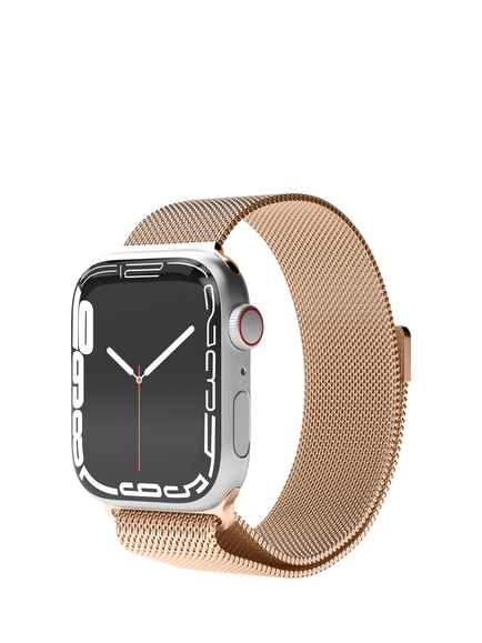 Vonmählen Milanese Loop for Apple Watch, Rose Gold, Rose Gold