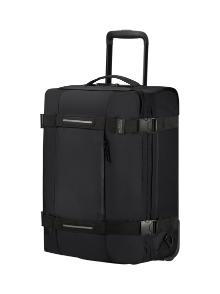 American Tourister Urban Track 2-Wheel 55cm Duffle Cabin Case, Asphalt Black