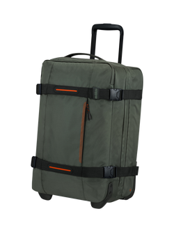 American Tourister Urban Track 2-Wheel 55cm Duffle Cabin Case, Dark Khaki