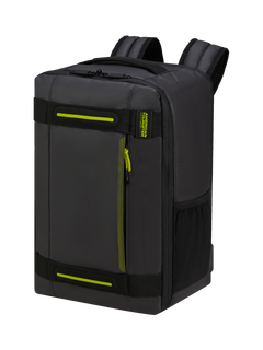 American Tourister Urban Track Cabin Backpack, 24L, Black/Lime