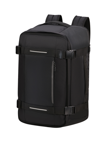American Tourister Urban Track Travel Backpack, 44L, Asphalt Black, Asphalt Black
