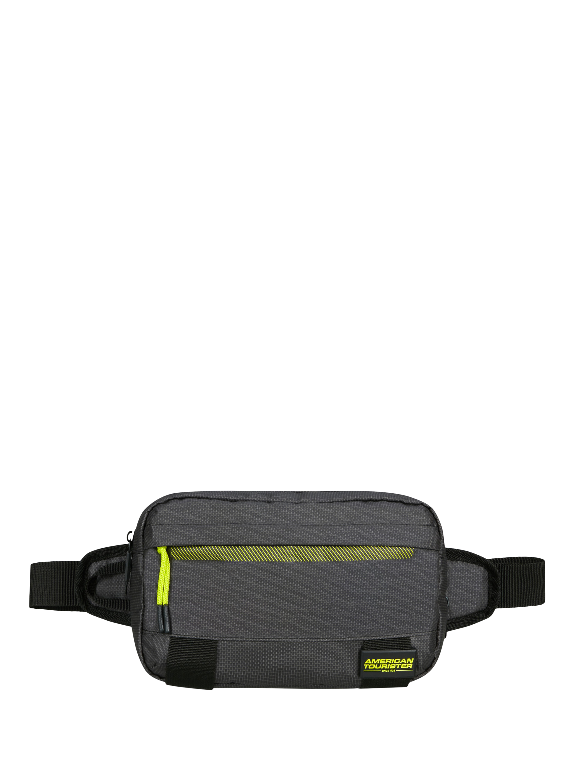 Product image 2 of 6, which shows American Tourister Urban Track Sling Bag, Black/Lime