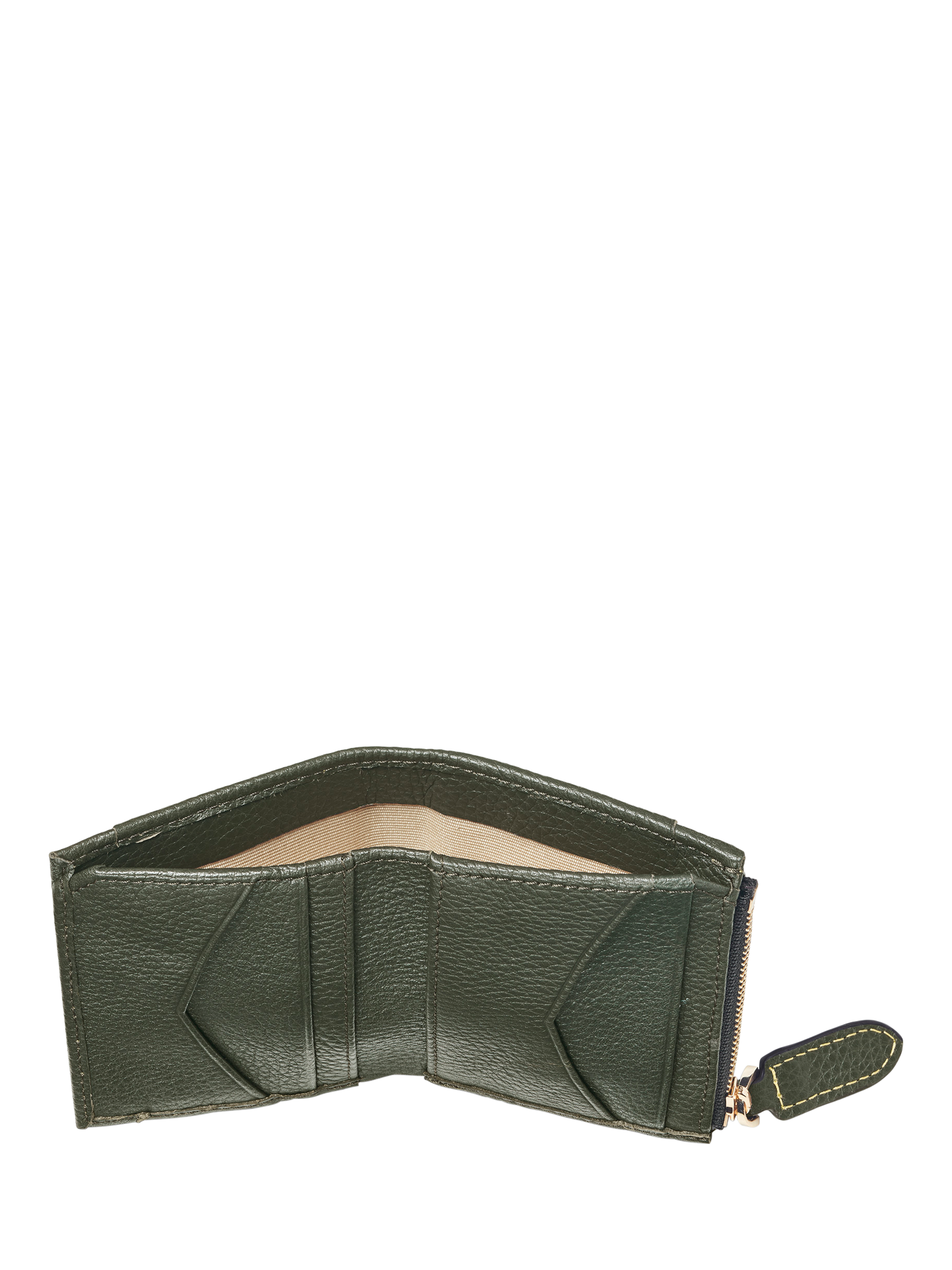 Product image 5 of 5, which shows Aspinal of London Hudson Leather Card Holder, Green
