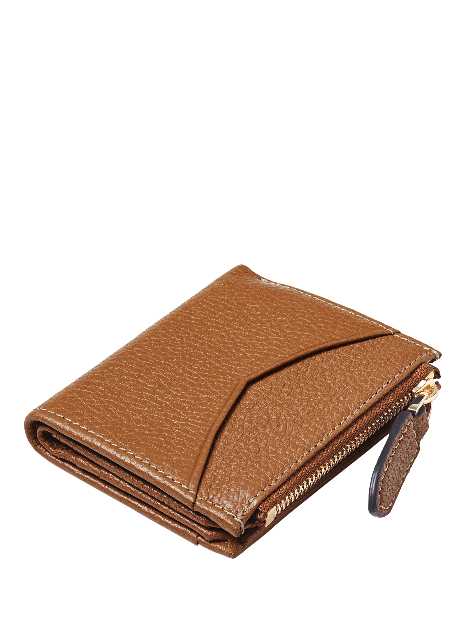 Product image 3 of 5, which shows Aspinal of London Hudson Leather Card Holder, Tan