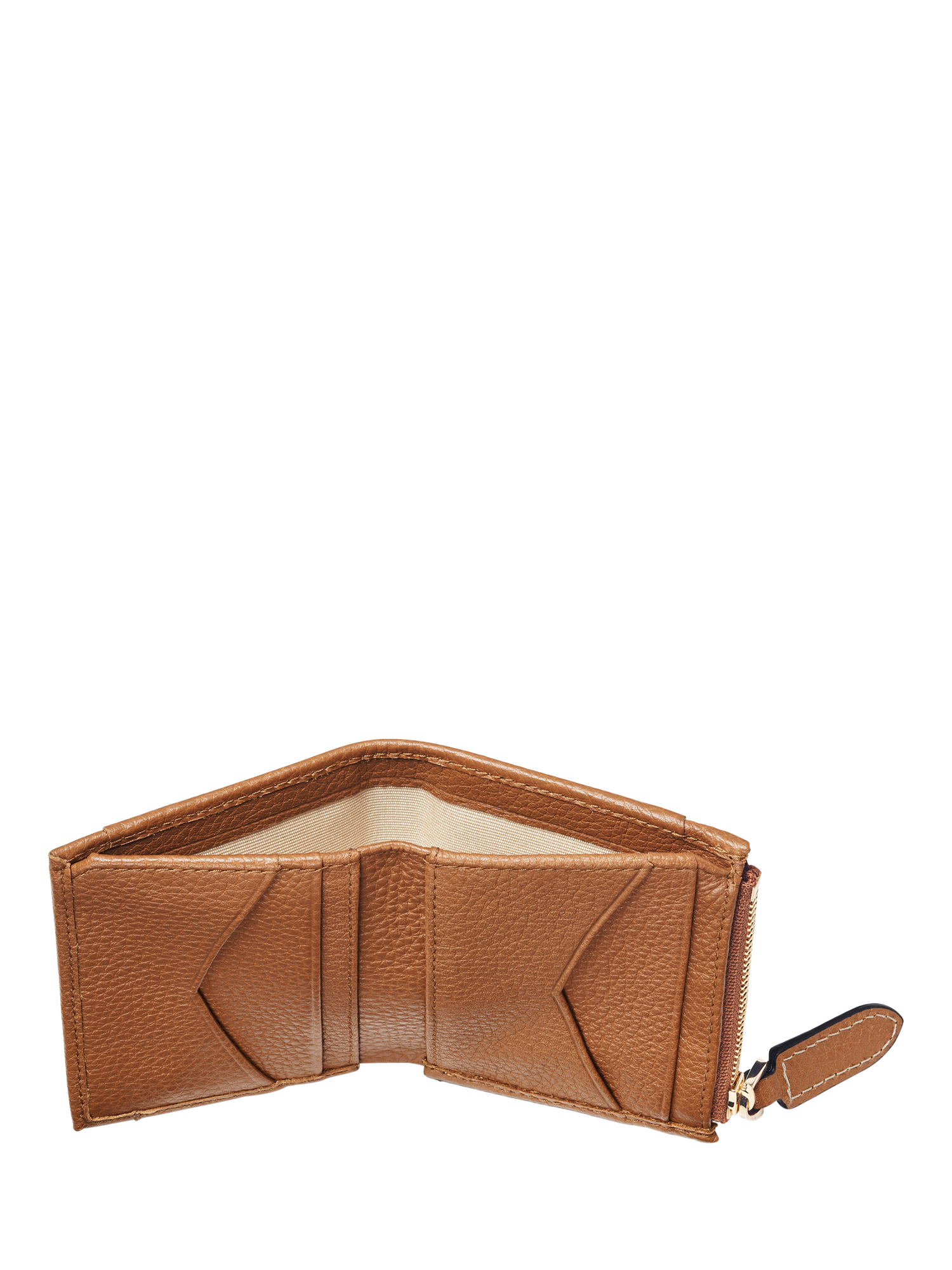 Product image 5 of 5, which shows Aspinal of London Hudson Leather Card Holder, Tan