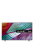 LG 86UR75006LB (2024) LED HDR 4K Ultra HD Smart TV, 86 inch with Freeview Play/Freesat HD, Dark Steel Silver