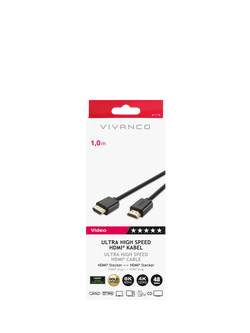 Vivanco 8K HDMI Cable, 1m - view 2, 