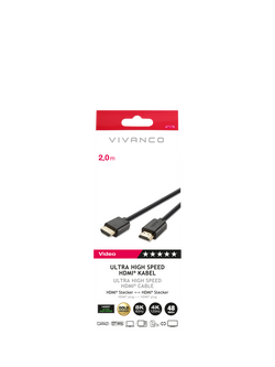 Vivanco 8K HDMI Cable, 2m - view 2, 