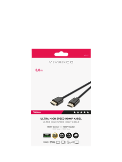 Vivanco 8K HDMI Cable, 3m - view 2, 