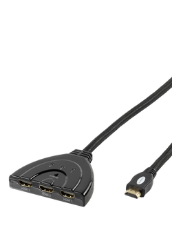 Vivanco Automatic 3-Way HDMI Switcher, 