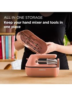 Kenwood HMP40.00RD QuickMix Go Hand Mixer - view 2, Red Clay