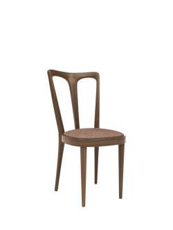 John Lewis Iris Dining Chair, Walnut Leg, Kiln