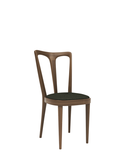 John Lewis Iris Dining Chair, Walnut Leg, Fern