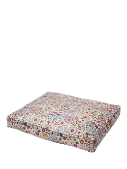 Joules Floral Padded Dog Mattress, Multi, Multi Multi