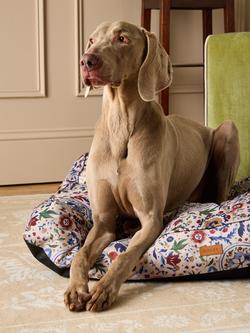 Joules Floral Padded Dog Mattress, Multi - view 2, Multi Multi