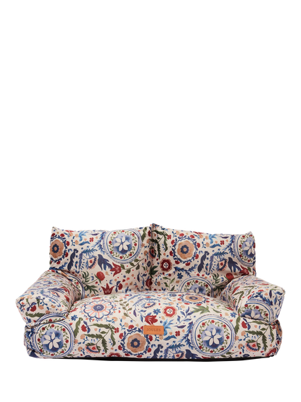 Joules Festival Floral Pet Sofa, Multi, Multi