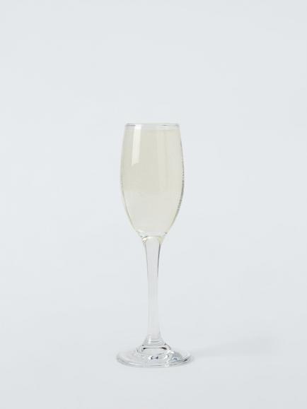 John Lewis Drink Champagne Glass Flute, Set of 4, 180ml, Clear - view 2, Clear