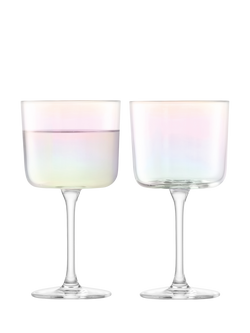LSA International Iridescence Wine Glass, Set of 2, 250ml, Iridescent - view 2, Irridescent